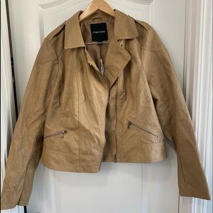 Cropped Moto Jacket NWT